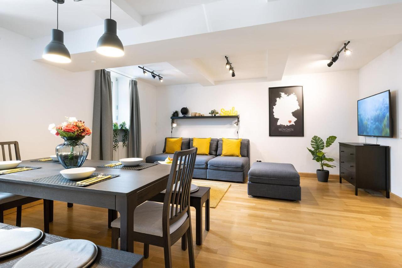 Marienplatz Apartment 2 Bedrooms Living Room Kitchen München Eksteriør billede